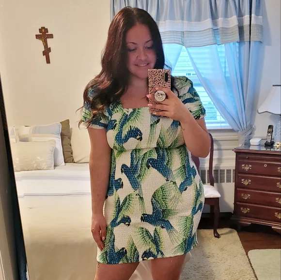 Nwt Farm Rio Araras mini dress size xl - Picture 2 of 4